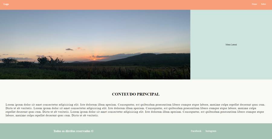 Nosso site com CSS